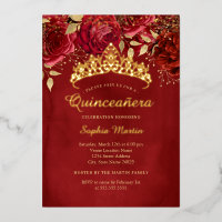 Diadème Floral Shimmer Quinceanera