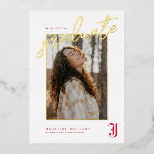 Invitation En Aluminium Diplômé de l'Université d'État de Jacksonville