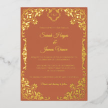 Élégant botanique à feuille d'or véritable