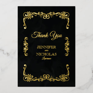 Invitation En Aluminium Élégant classique Vintage Mariage formel