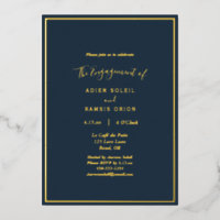 Élégant Parti d'engagement Mariage Gold de la Mari