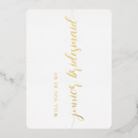 Elégante Offre de servante junior Gold Foil Card