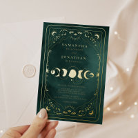 Emerald Green Tarot Celestial Mariage Gold