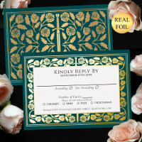 Épée dorée médiévale sarcelle RSVP mariage royal