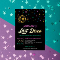 Étoiles de boule disco dorée célibataire dernière