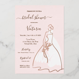 Invitation En Aluminium Fête des mariées