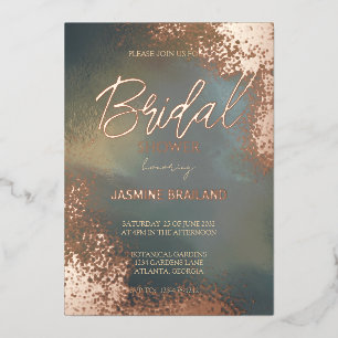 Invitation En Aluminium Fête des mariées de lavage Cosmic Sparkle Hombre