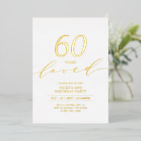 Feuille d'Or | 60 Ans Aimés Fête des 60 Ans