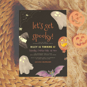 Invitation En Aluminium Foil Pressé Halloween Anniversaire Enfants Effra