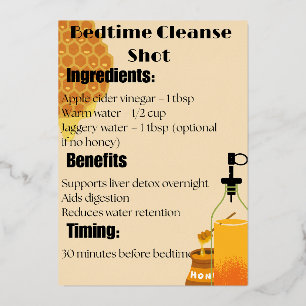 Invitation En Aluminium Ginger Beet Lemon Detox Shot