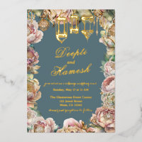 Glamour Arabian Nights Mariage Floral Bleu