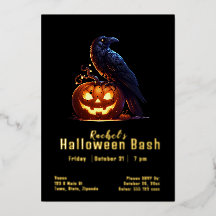 Halloween Corbeau personnalisé Jack-o-lanterne