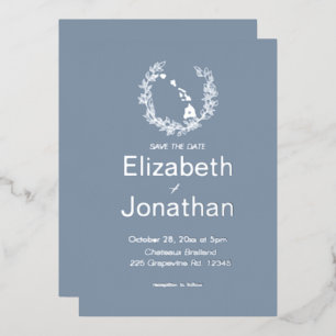 Invitation En Aluminium Hawaii State Silhouette Destination Mariage
