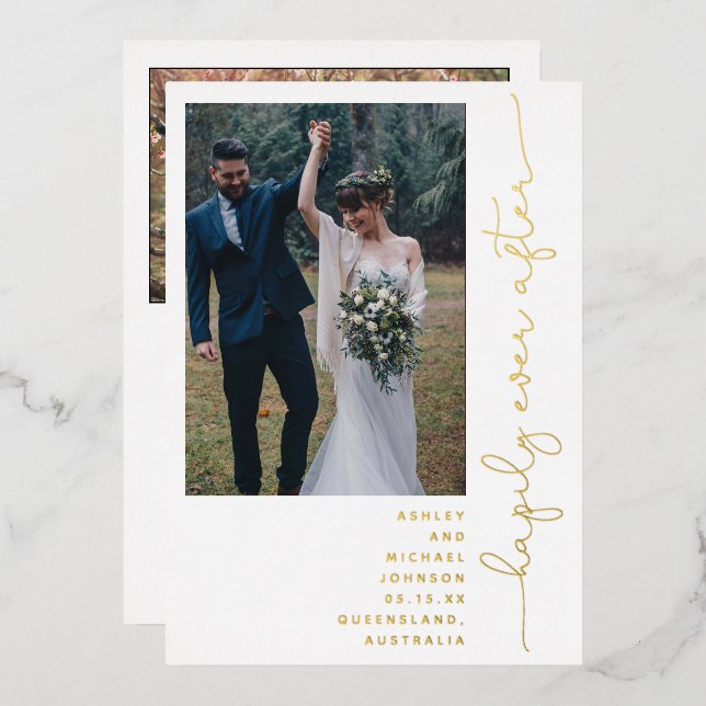 Invitation En Aluminium Heureusement Jamais Après Réception De Fête Seulem (Recto/Verso)