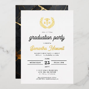 Invitation En Aluminium Infirmière RN BSN Soins infirmiers Parti de gradua