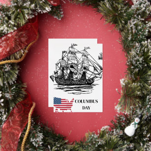 INVITATION EN ALUMINIUM JOUR DE COLOMB