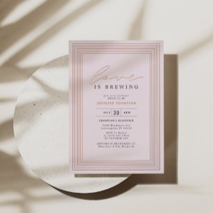 Invitation En Aluminium L'amour est en train de se préparer Mariage Fête R
