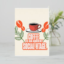 Le café est un héritage social