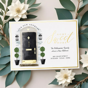 Invitation En Aluminium Maison Douce Maison Nous Avons Déménagé Porte Aqua