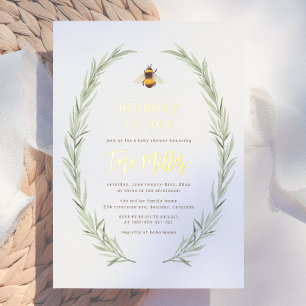Invitation En Aluminium Maman étincelante futur mignon bébé Genre neutre B