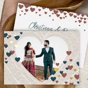 Invitation En Aluminium Mariage à thème de Saint Valentin, choisissez les 
