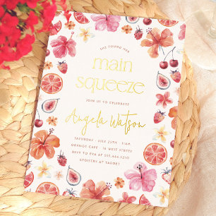 Invitation En Aluminium Mariage Citron Fête de Mariée