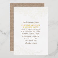 Mariage de glamme rustique pour baguette d'or et d