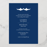 Mariage de requin en feuille d'argent