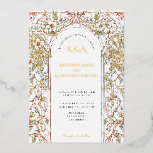 Mariage Élégant avec Arche Florale Pastel Vintage