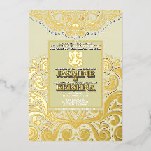 Mariage hindou LuxGlitter Gold Ganesha