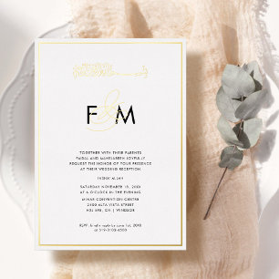 Invitation En Aluminium Mariage islamique moderne et simple