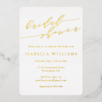 Mariage Minimaliste Classique Script Doré