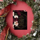 Mariage Moody Bourgogne Blush Pink Floral Peonies