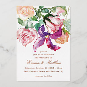 Invitation En Aluminium Mariage rustique, sauvage et élégant