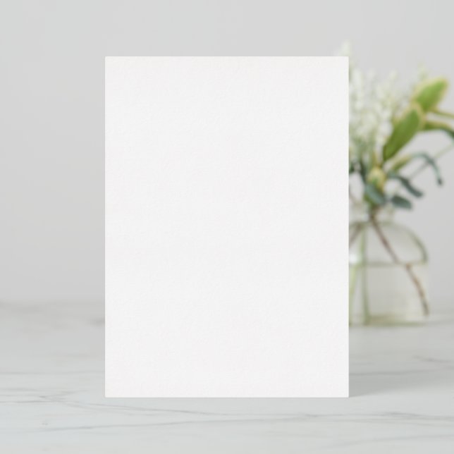Invitation En Aluminium Mariage traditionnel minimaliste à huile d'argent (Debout devant)