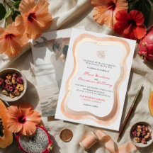 Mariage vibrant à l'Hibiscus Tropical avec Bordure
