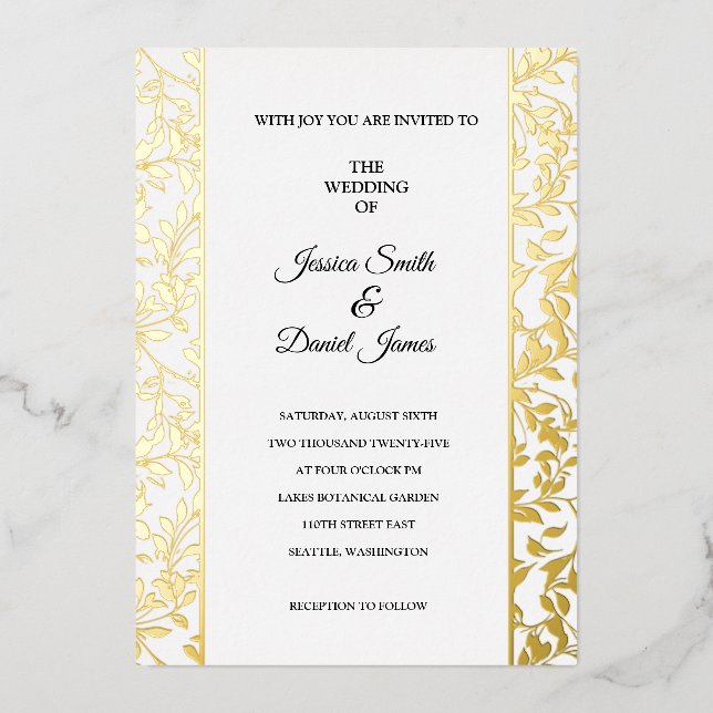 Invitation En Aluminium Mariage viticole (Recto)