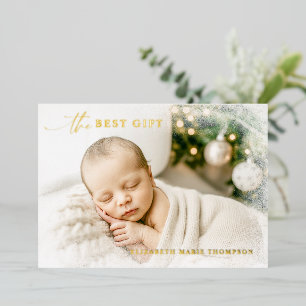 Invitation En Aluminium Meilleur Cadeau Flocon de Neige Vignette Photo Ent