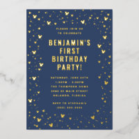 Mickey Mouse Confetti Boy's Frist Birthday