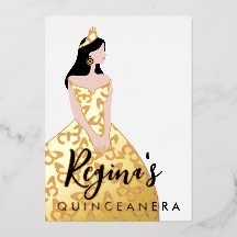 Modifier Couleur peau et cheveux Quinceañera Foil