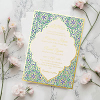 Motif géométrique turc pour mariage islamique