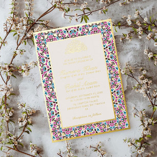 Invitation En Aluminium Motif marocain Bijou Treillis Islamique