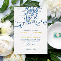 Newport Rhode Island Elegant Mariage bleu marine