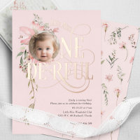 or rose Miss Onederful Girl 1er anniversaire photo