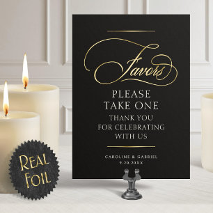 Invitation En Aluminium Pancarte de table pour les faveurs de mariage