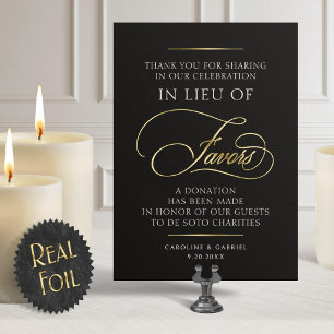 Invitation En Aluminium Panneau de don de mariage pour table de cadeaux