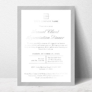 Invitation En Aluminium Parti d'événements d'entreprise personnalisée