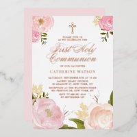 Peine rose rousse Premier Rose de communion sacrée