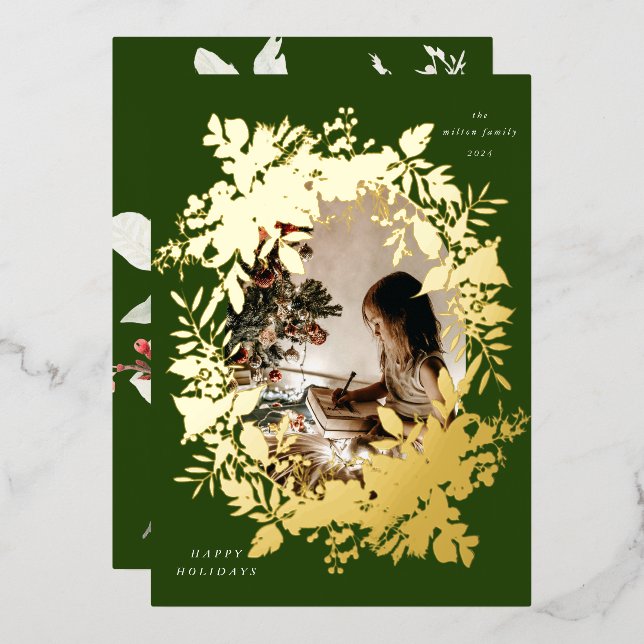 Invitation En Aluminium Photo classique des baies de vacances (Recto/Verso)