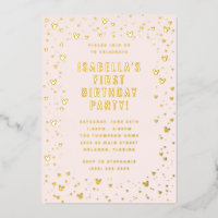 Pink Minnie Mouse Confetti Girl's premier annivers